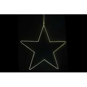 STELLA LUMINOSA DI NATALE 146LED CON TRASFORMATORE LUCE CALDA