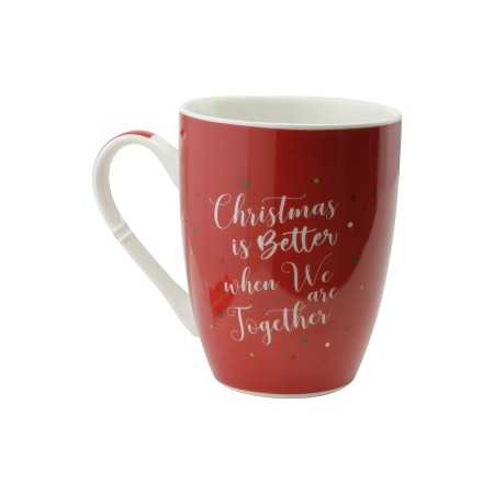 TAZZA BONE CHINA NATALIZIA ML. 340 NAT. 25
