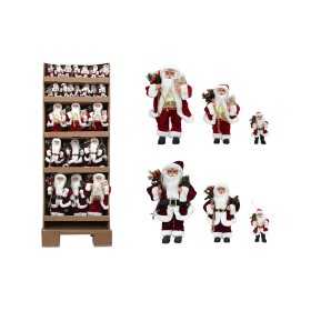 BABBO NATALE COLORE ROSSO/ORO CM. 30