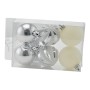BOX 6 SFERE PALLINE DI NATALE CM. 5 DECORO LUCID/MAT COLORE