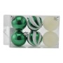 BOX 6 SFERE PALLINE DI NATALE CM. 5 DECORO LUCID/MAT COLORE