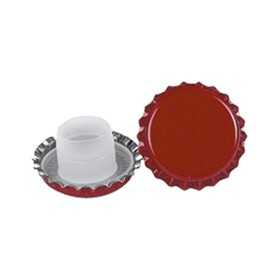 FERRARI TAPPI CORONA CON BIDOUL LUNGO DIAM. 29 ROSSO pz. 100