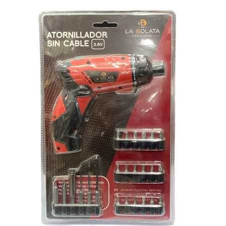 AVVITATORE A BATTERIA 3,6 VOLT LI-ION CON KIT ACCESSORI SENZA