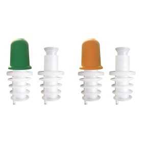GOBLET POURING CAP WITH YELLOW-GREEN HOOD PCS. 2