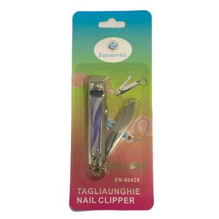 SMALL NAIL CUTTER WITH BLADE AND BOTTLE OPENER