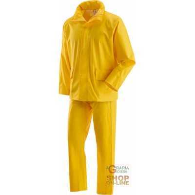 COMPLETO IN POLIURETANO COLORE GIALLO TG M XXL 