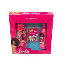 NATURAVERDE SET REGALO BARBIE CARTOON CON BALSAMO SPRAY