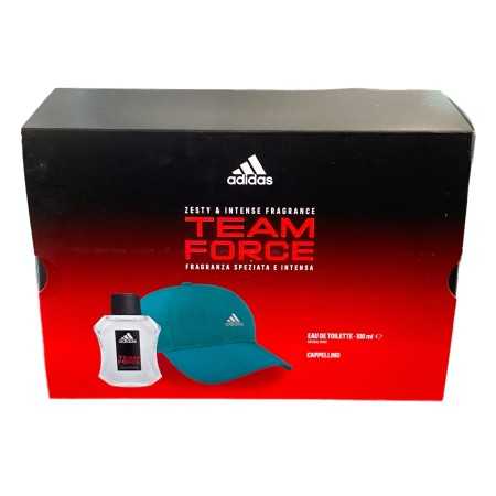 ADIDAS CONFEZIONE UOMO REGALO CAPPELLINO EAU DE TOILETTE TEAM FORCE 2023