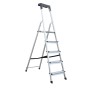 SCALA EVEREST IN ALLUMINIO CON PORTAOGGETTI 5 GRADINI