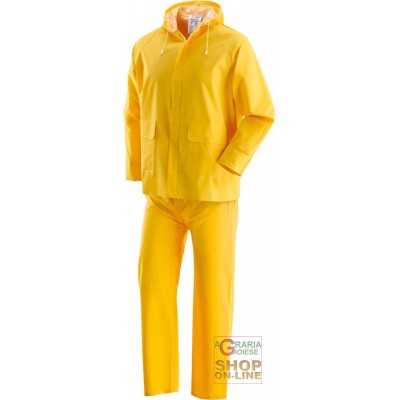 COMPLETE PVC BISPALMATO YELLOW TG SML XL XXL XXXL
