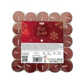 CANDELA TEALIGHTS ROSSO NATALE conf. 25 candele