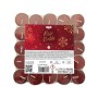 CANDELA TEALIGHTS ROSSO NATALE conf. 25 candele