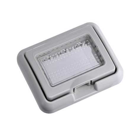 PLACCA IP 55 CON COPERCHIO SUPPORTO STAGNO COMPATIBILE SERIE