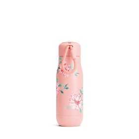 ZOKU Stainless Steel Bottle S Piccola Bottiglia termica tema Petali di Rosa ml. 350