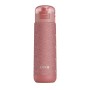 ZOKU Stainless Steel Sports Bottle Bottiglia termica di colore Rosa Geometrico ml. 500