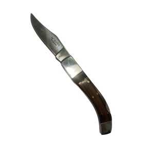 COLTELLO CON LAMA IN ACCIAIO INOX MANICO COCOBORO mm. 195
