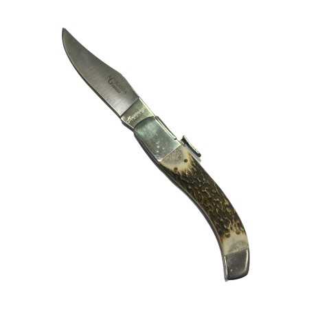 MUSTANGS COLTELLO SEMI AUTOMATICO LAMA IN ACCIAIO INOX MANICO