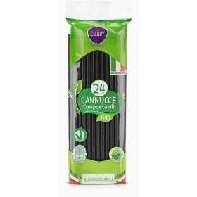 CLENDY BIO CANNUCCE CARTA COLORE NERE PZ. 24