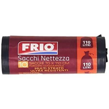 FRIO SACCHI NETTEZZA NERO RINFORZATO 70x110 PZ 10