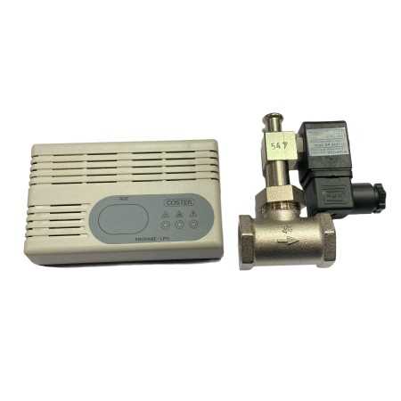 COSTER RIVELATORE GAS GPL PROPANO CON VALVOLA DA 3/4