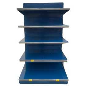 SCAFFALE A PARETE TIPO GONDOLA SUPER ROBUSTO CON 5 RIPIANI cm. 100x70x185h. NUOVO