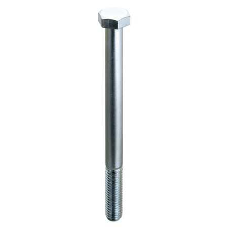 BULLONE ACCIAIO ZINCATO 1/2 FILETTATO TESTA ESAGONALE UNI-5737 MM. 8X35