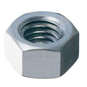 DADO ESAGONALE IN ACCIAIO ZINCATI UNI/5588 MM. 6