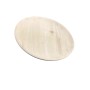 PANETTA PIATTO PER POLENTA DI LEGNO ACERO TONDO CM. 30