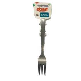 ABERT Pack PP sweet fork Toronto stainless steel pcs.6