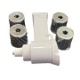 ARTUS PLASTIC VEGETABLE SLICER GRATER KIT WITH 4 STEEL ROLLS
