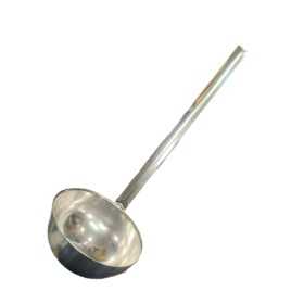 LADLE WITH WELDED STAINLESS STEEL HANDLE CM. 16