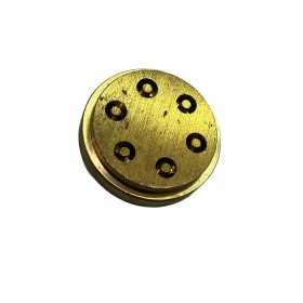 PIASTRA MACCHERONCINI IN OTTONE PER TORCHIETTO PASTA MM. 5,5