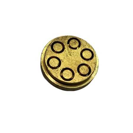BRASS MACCHERONCINI PLATE FOR PASTA PRESS MM. 8