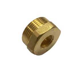 RIDUZIONE IN OTTONE GIALLO M/F 1 - 1/4 x 1/2