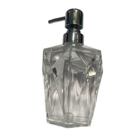 DISPENSER SAPONE TRASPARENTE LINEA DIAMANTE