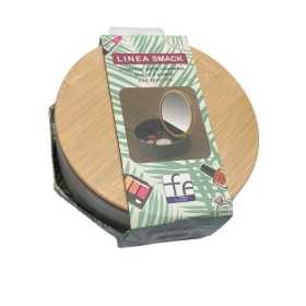 FERIDRAS ORGANIZER CON SPECCHIO LINEA SMACK BIANCO DIAM. 15x5cm.