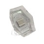 FERIDRAS PORTA SAPONE LINEA DIAMANTE IN ABS TRASPARENTE