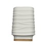 FERIDRAS PORTA SPAZZOLINO LINEA ALABAMA IBS PLASTICA E BAMBOO BIANCO