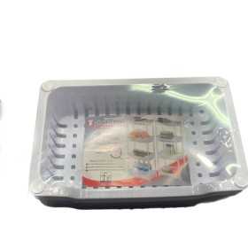 FERIDRAS SCAFFALE PORTAOGGETTI IN PLASTICA 4 RIPIANI MULTIUSO