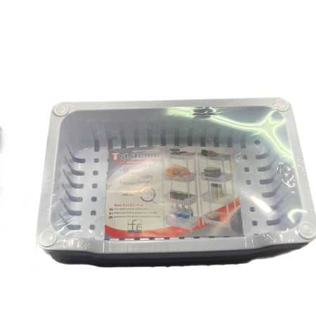 FERIDRAS SCAFFALE PORTAOGGETTI IN PLASTICA 4 RIPIANI MULTIUSO
