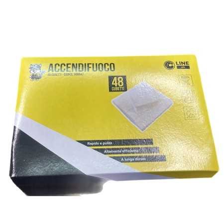 DIAVOLINA ACCENDIFUOCO 48 CUBETTI BIANCA GR. 200