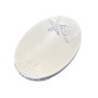 FERIDRAS PORTA SAPONE LINEA MALIBU IN POLIRESINA BIANCO