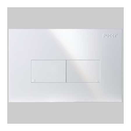 PUCCI PLACCA DI COMANDO ECO LINEA DOPPIO TASTO BIANCA 80130560