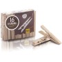 CLENDY MOLLETTE APPENDIPANNI DI LEGNO PZ. 16