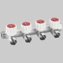 COLLETTORE MODULARI CON ARRESTI MANUALI A 3 VIE MF 3/4 640344