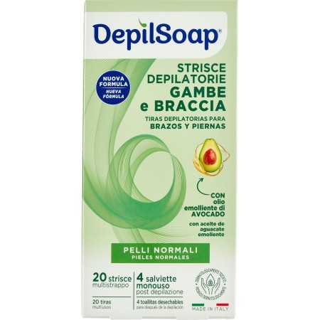 DEPILSOAP STRISCE DEPILATORIE CORPO PELLI NORMALI PZ. 20