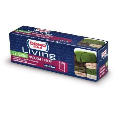DOMOPAK LIVING CUSTODIE PERMAGLIONI E FELPE 5 PEZZI