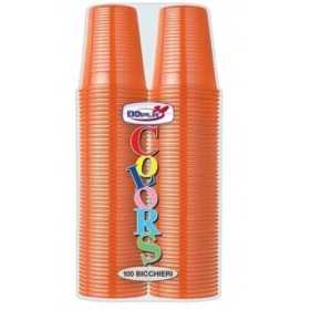 DOPLA COLORS BICCHIERI PLASTICA ARANCIO 200CC 2X50PZ