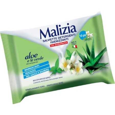 MALIZIA SALVIETTE DETERGENTI IGIENIZZANTI POCKET MULTIUSO PZ. 10