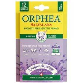ORPHEA SALVALANA PER CASSETTI E ARMADI LAVANDA 12 FOGLIETTI